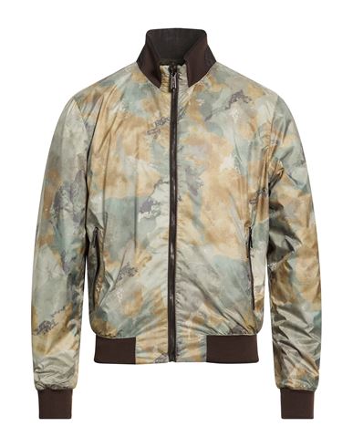 Man Jacket Military green Size 38 Polyester, Polyurethane, Polyamide