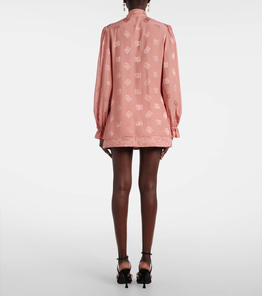 DG silk satin blouse