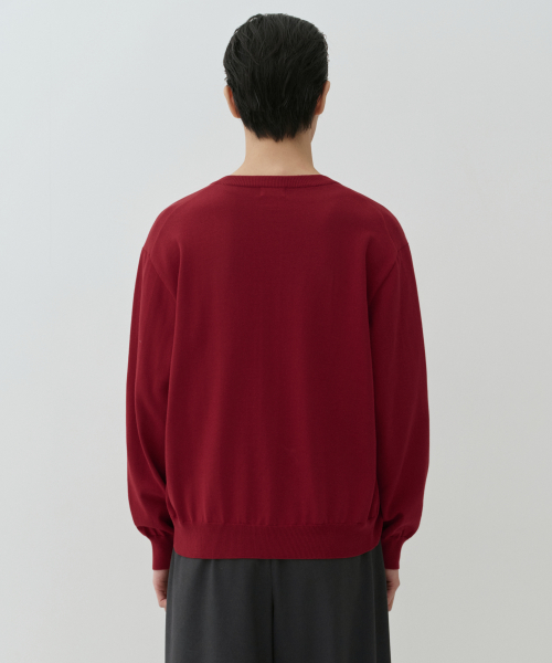 Washable Supima Cotton Round Neck Cardigan