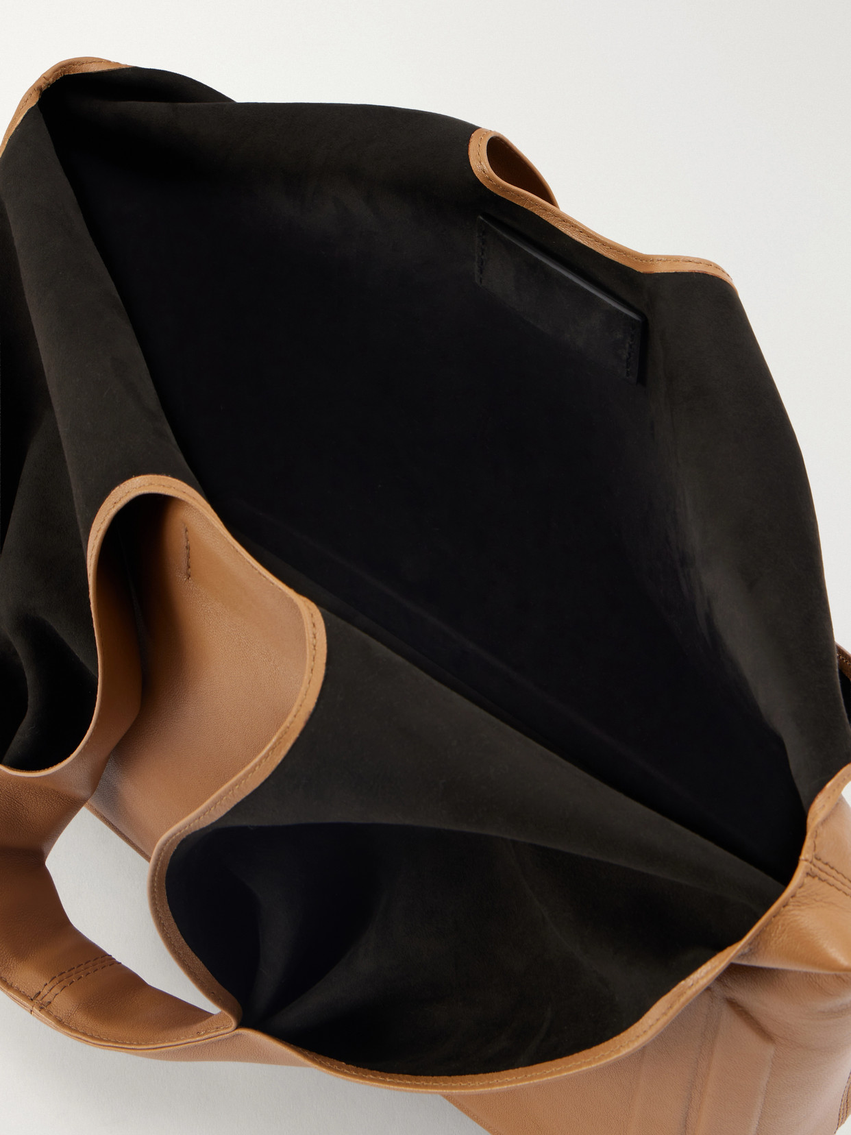 Box Medium Leather Shoulder Bag - Brown