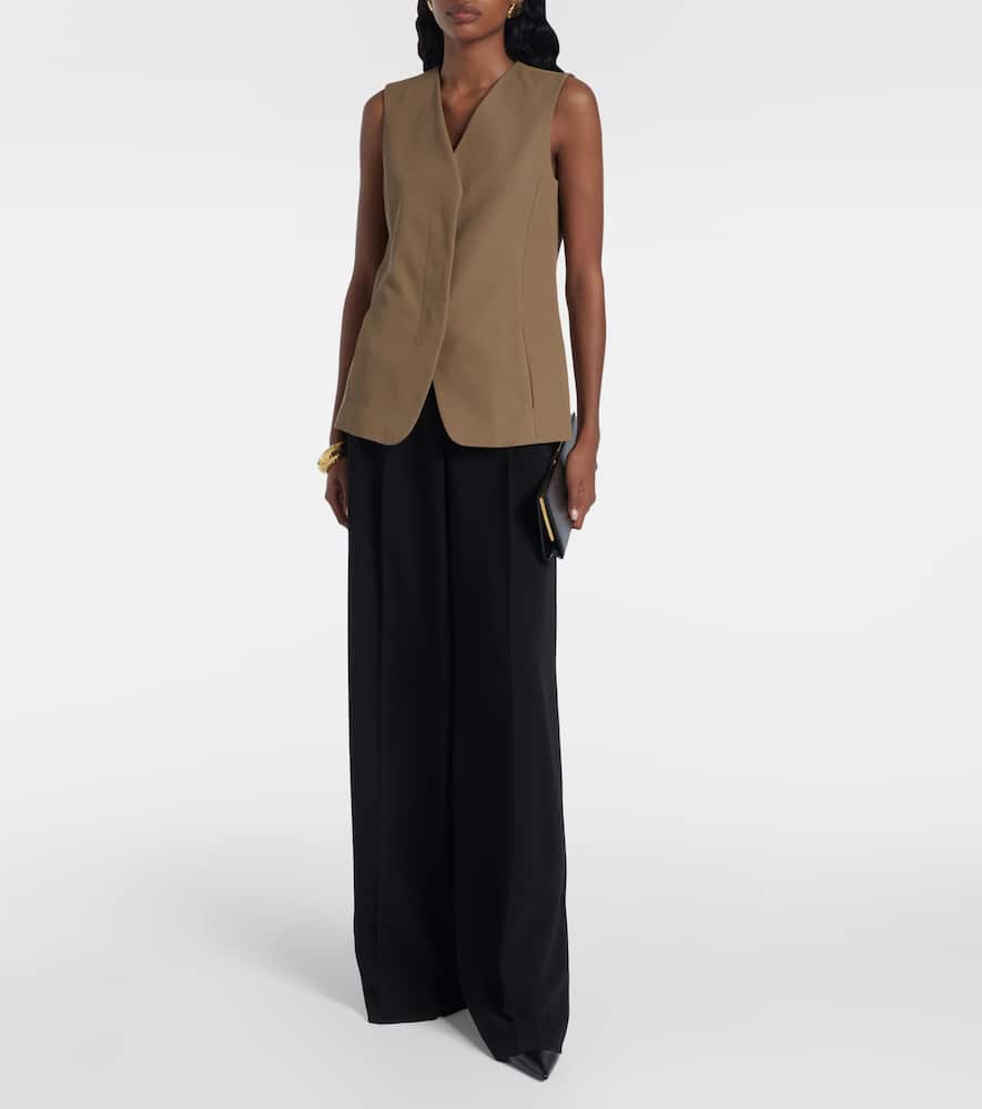Cotton twill vest