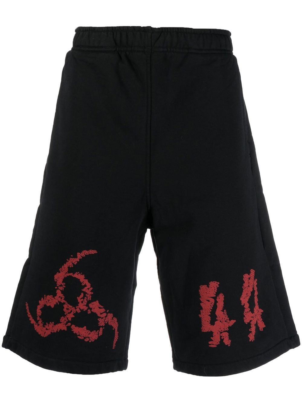 Logo-print Bermuda shorts - Black