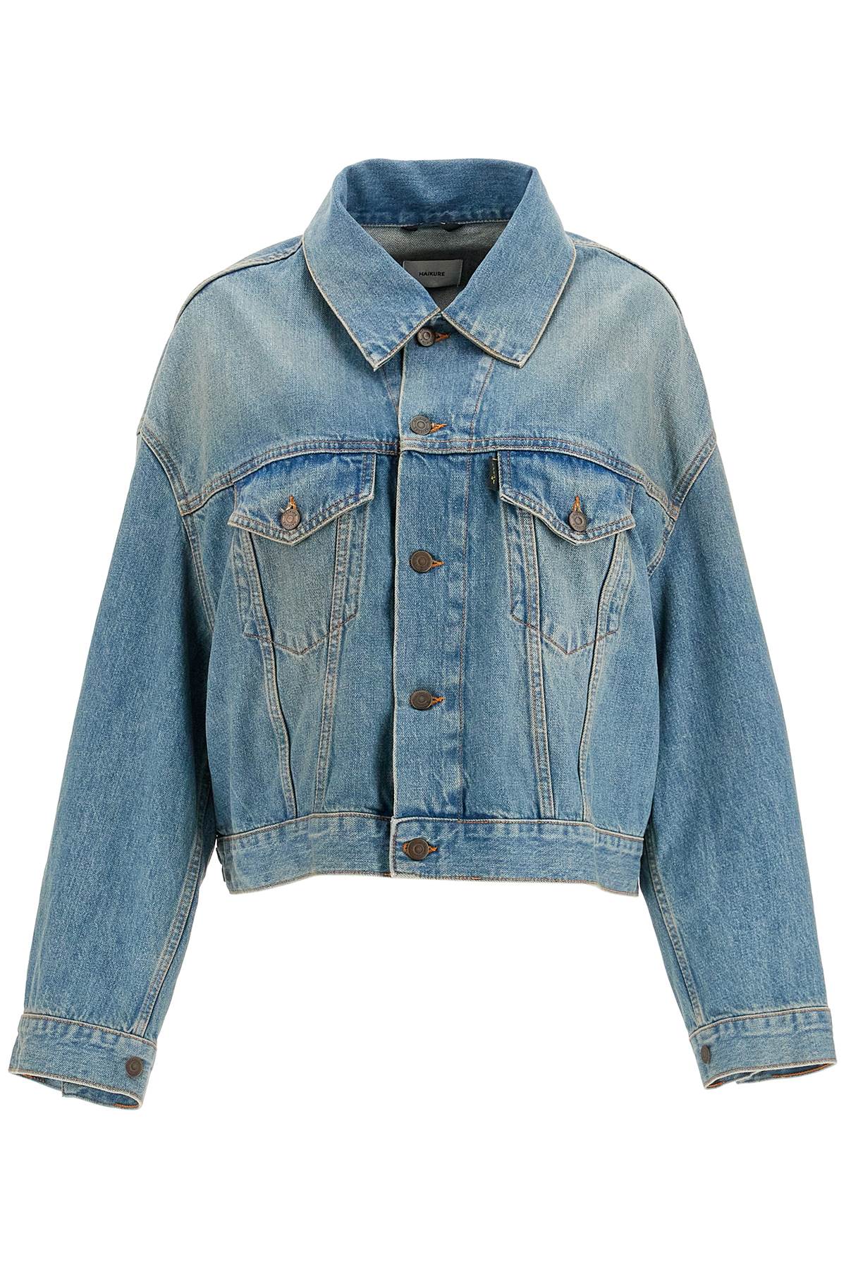 Washed denim jacket - Blue