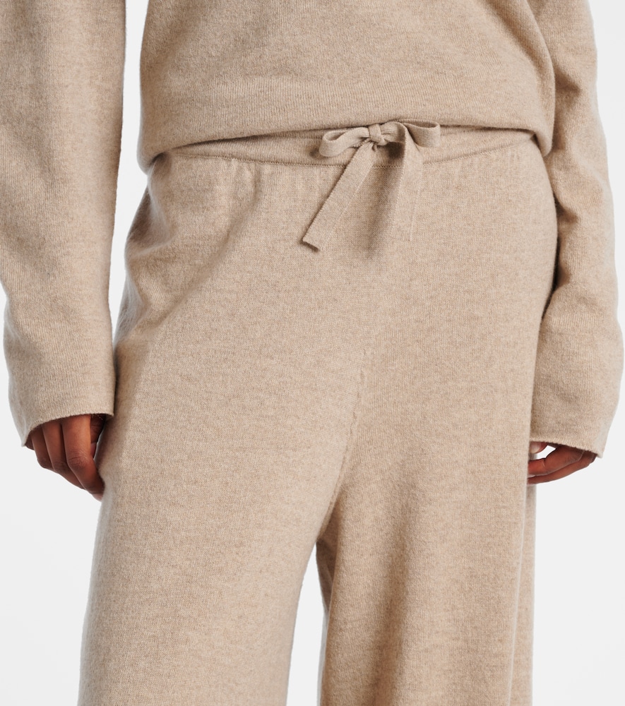 Cashmere wide-leg pants