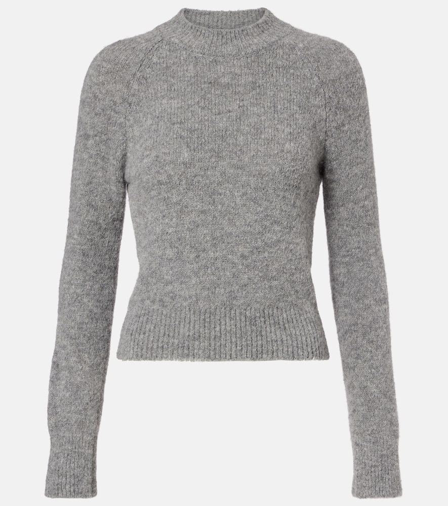 Alpaca and wool-blend sweater