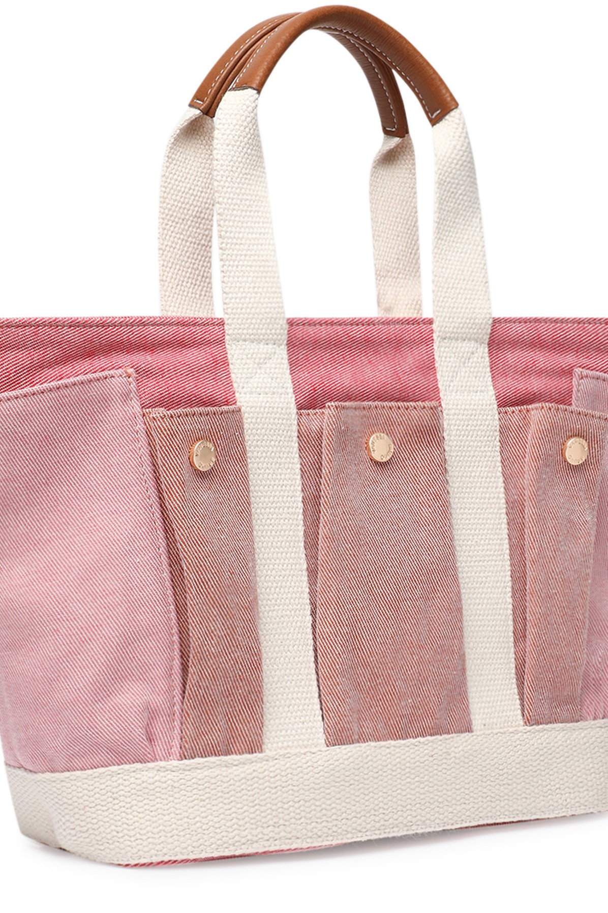 Multi-Pocket cabas tote
