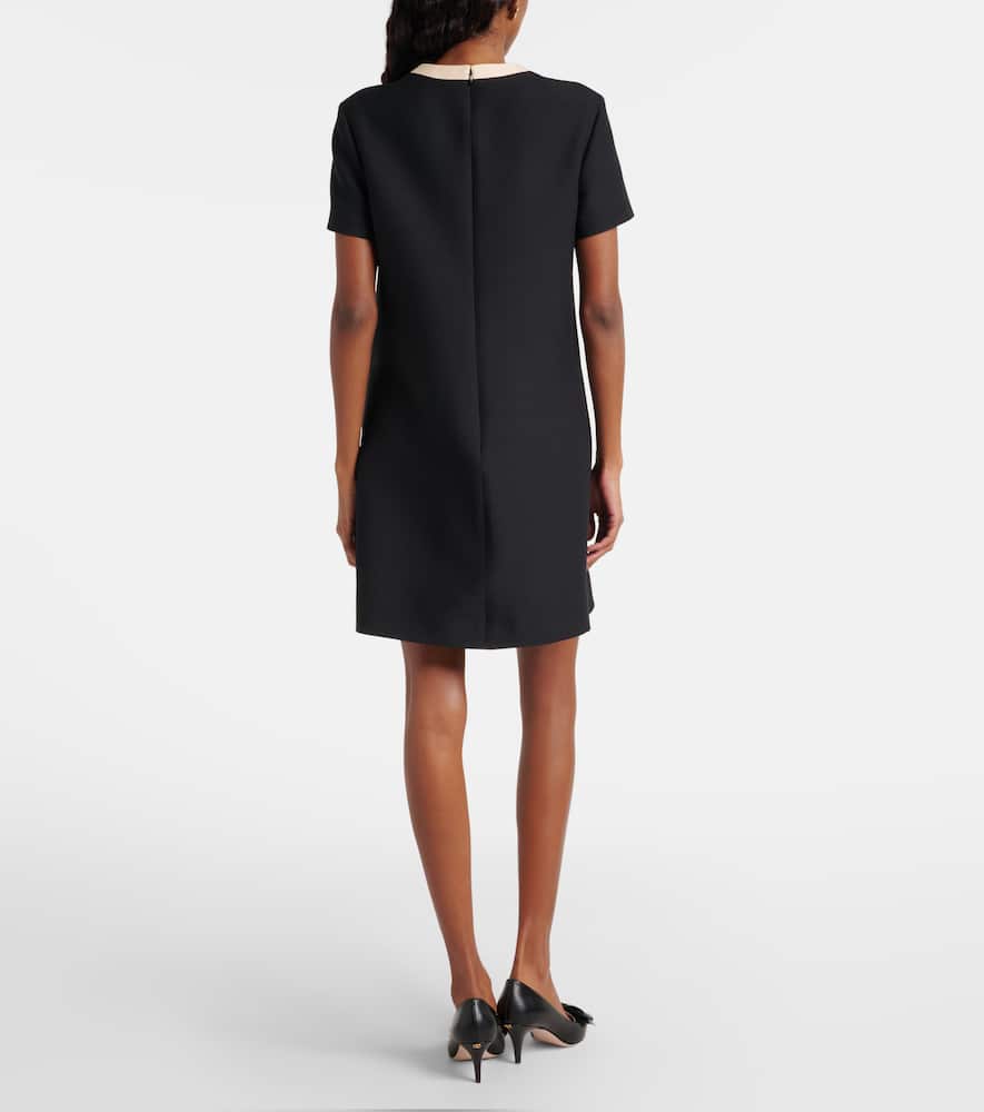 Crepe Couture VGold minidress