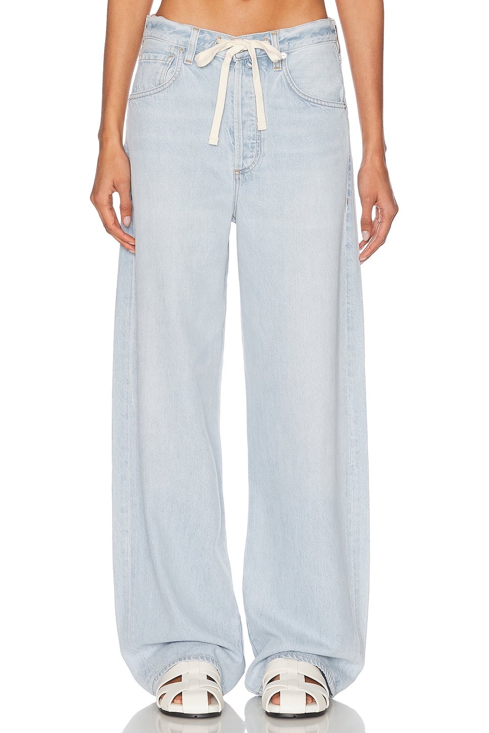 Citizens of Humanity Brynn Drawstring Trouser Jeans in Portola - Blue. 29 also
