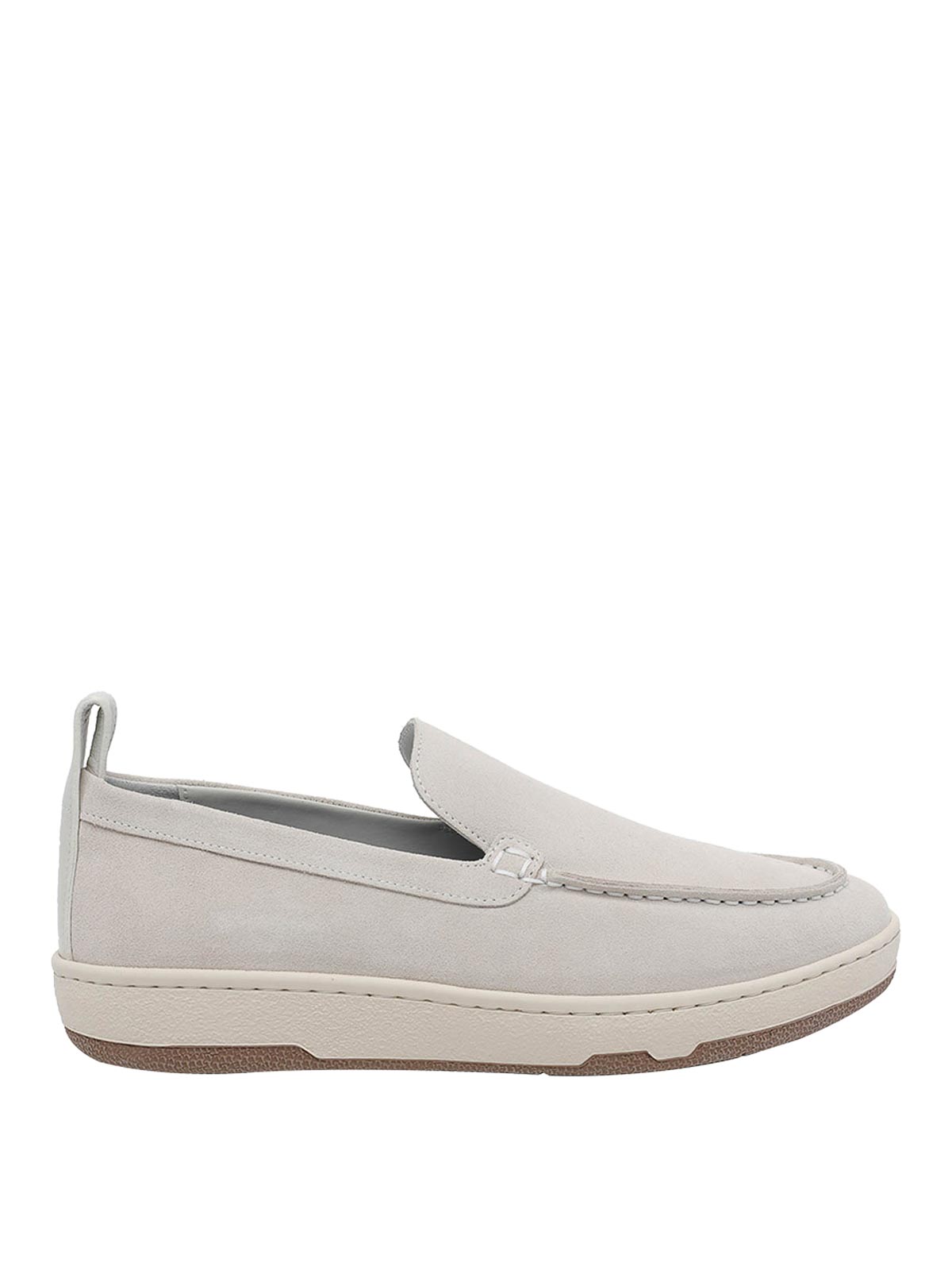 Sneakers Grey Suede Leather/rubber Sole - Men