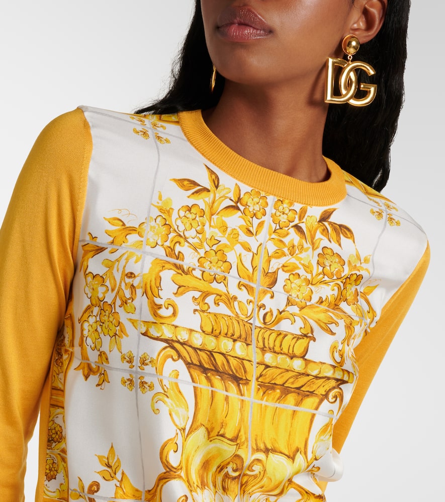 Majolica silk sweater