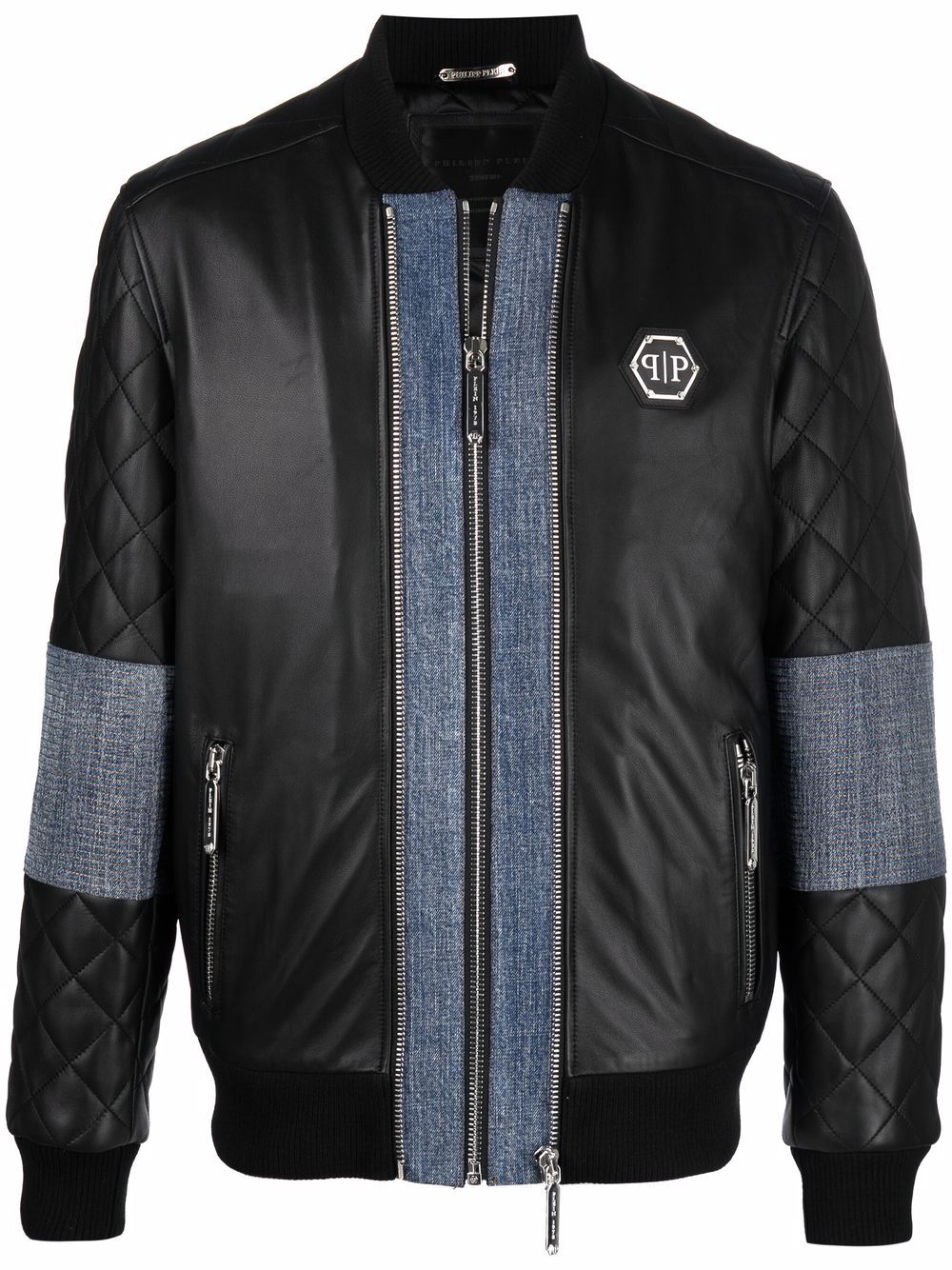 Logo bomber jacket - Black