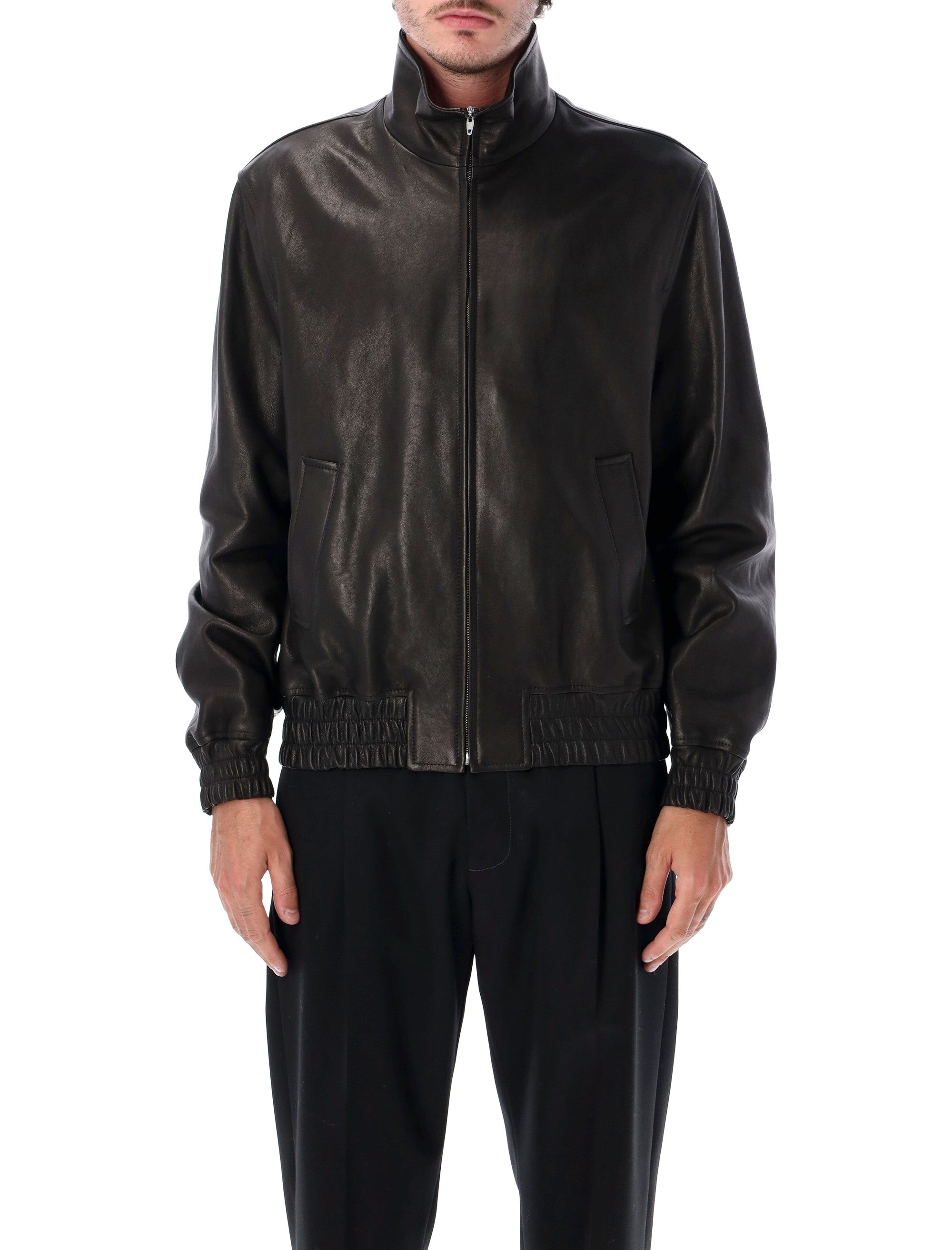 Men's 100% Calf Leather Coat