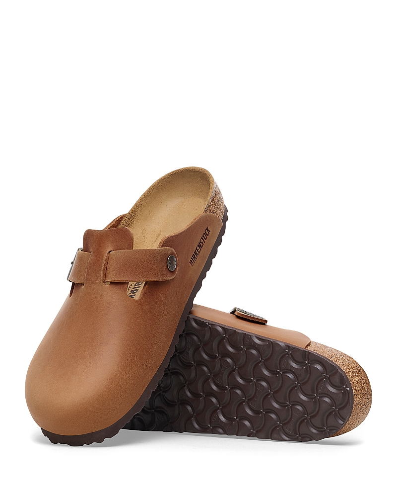 Boston leather slippers - Brown