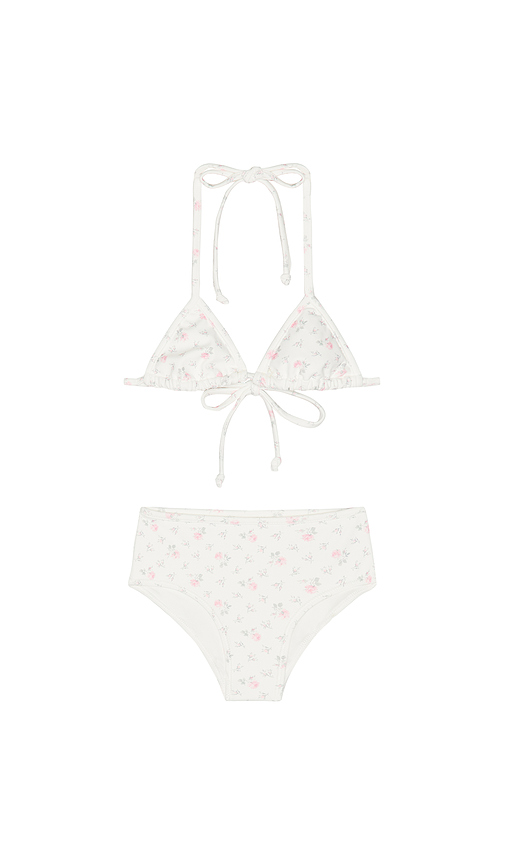 LoveShackFancy Kids Finnie Bikini in Ivory. 3. Also , 4