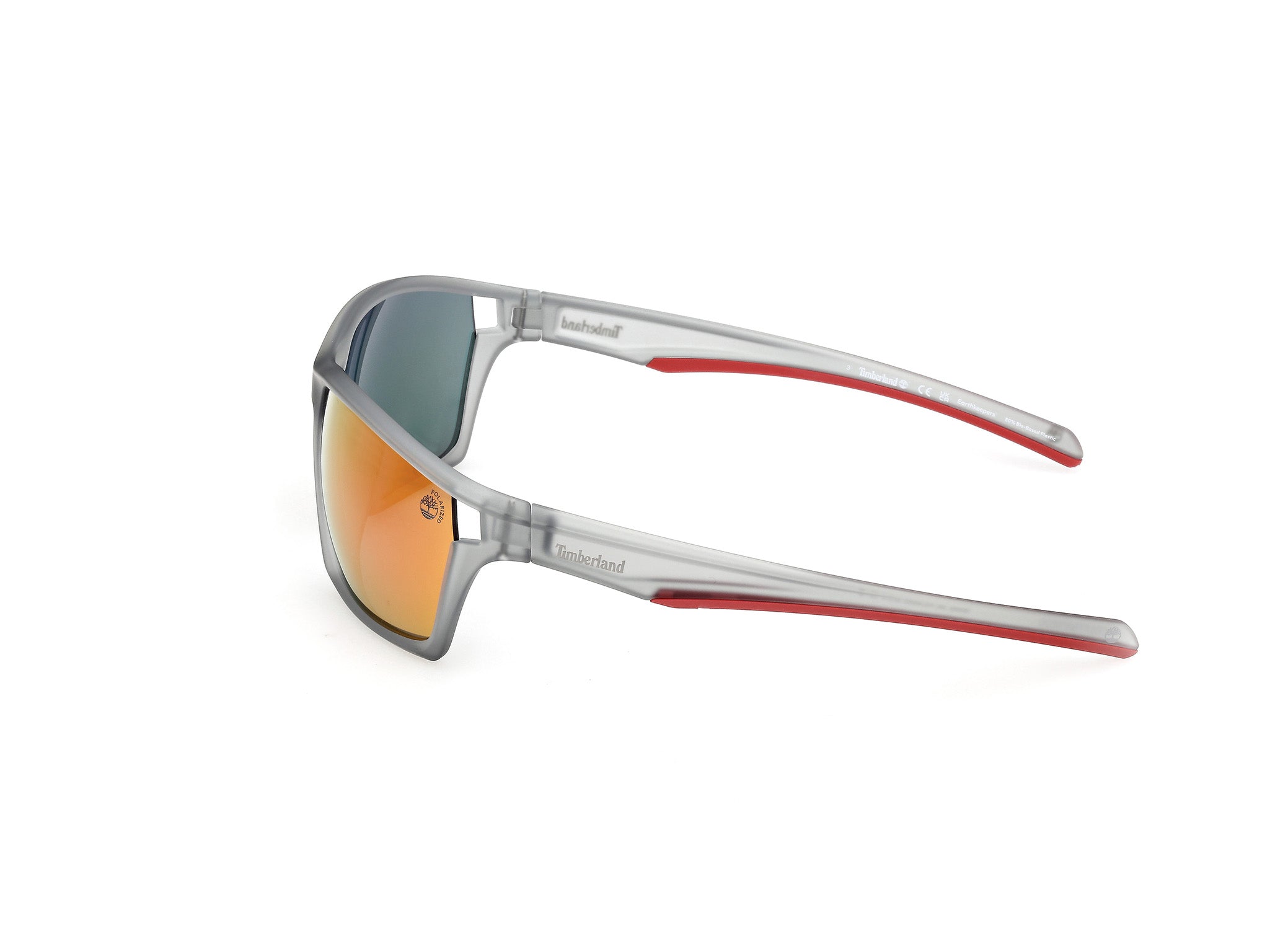 Timberland Hombre Timberland TB00055 20D Gafas de sol Inyectado Gris Fumar Cuadrada Polarizado