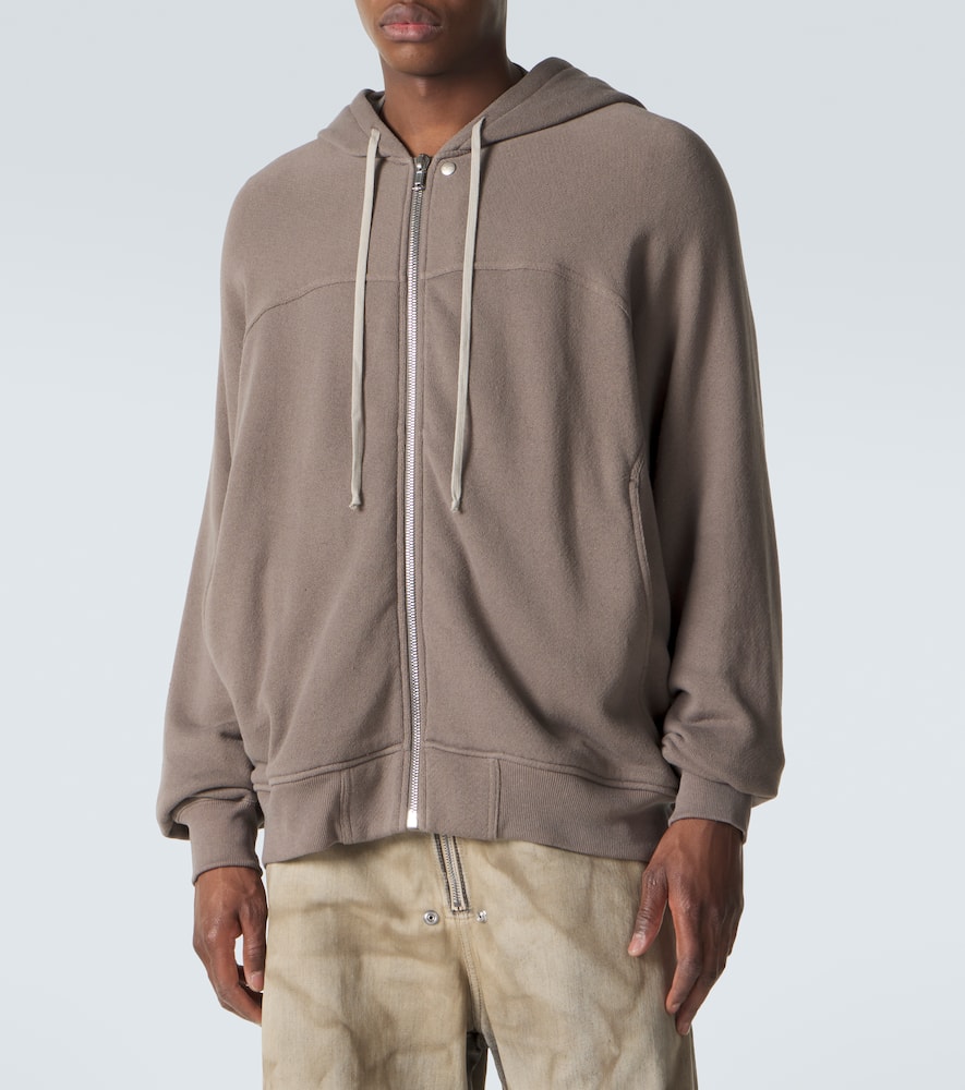 Cotton jersey hoodie