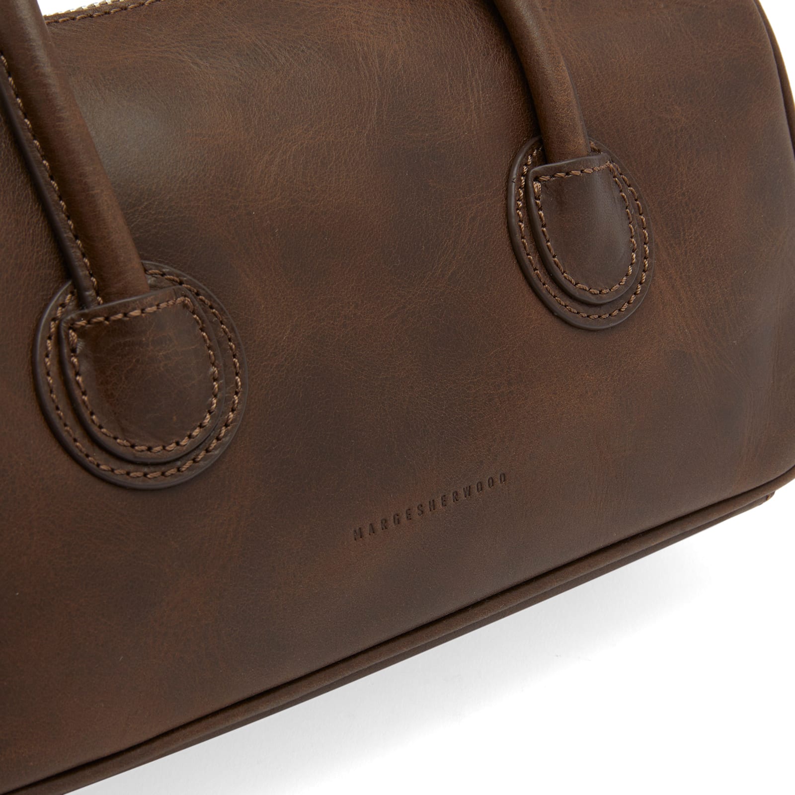 Women's Zipper Small Bag in Washed Brown 