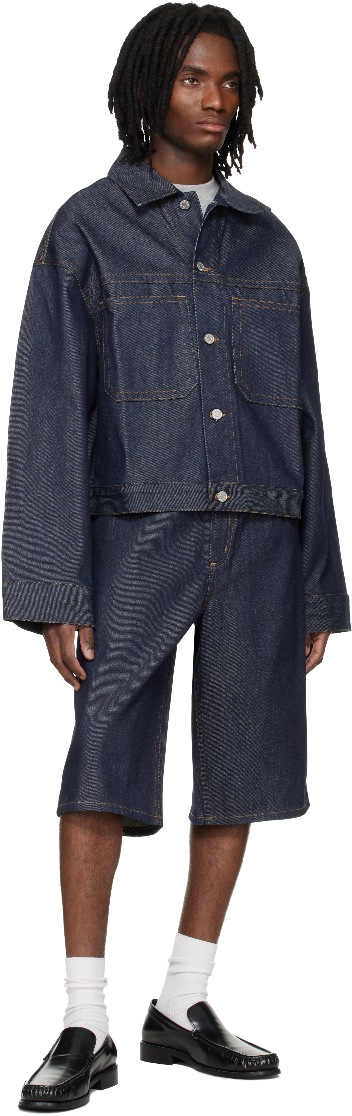 Navy Blaze Denim Jacket