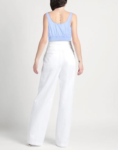 Woman Top Azure Size L Cotton