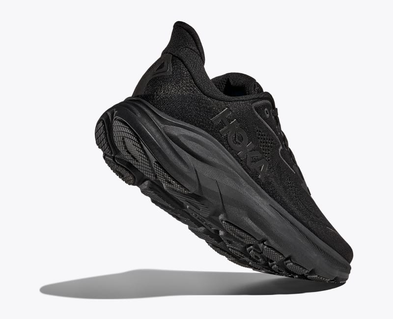 HOKA Women's Clifton 10 Shoes in Black/Black
