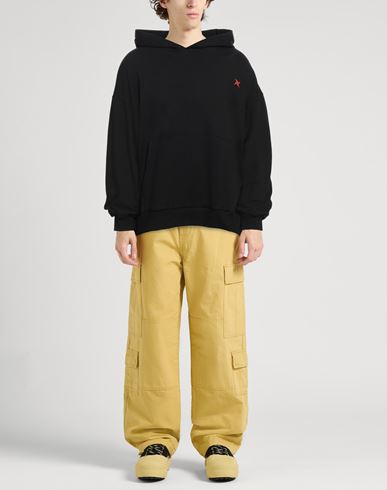 Man Sweatshirt Black Size L Cotton