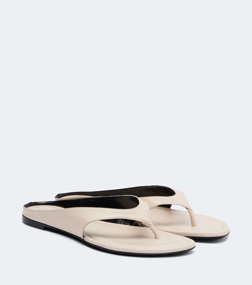 Sunkissed leather thong sandals
