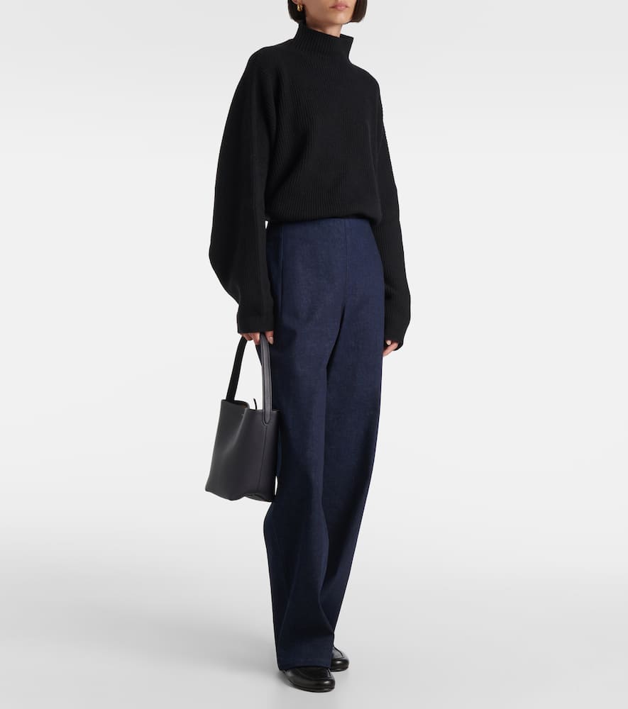 Jagger denim straight pants