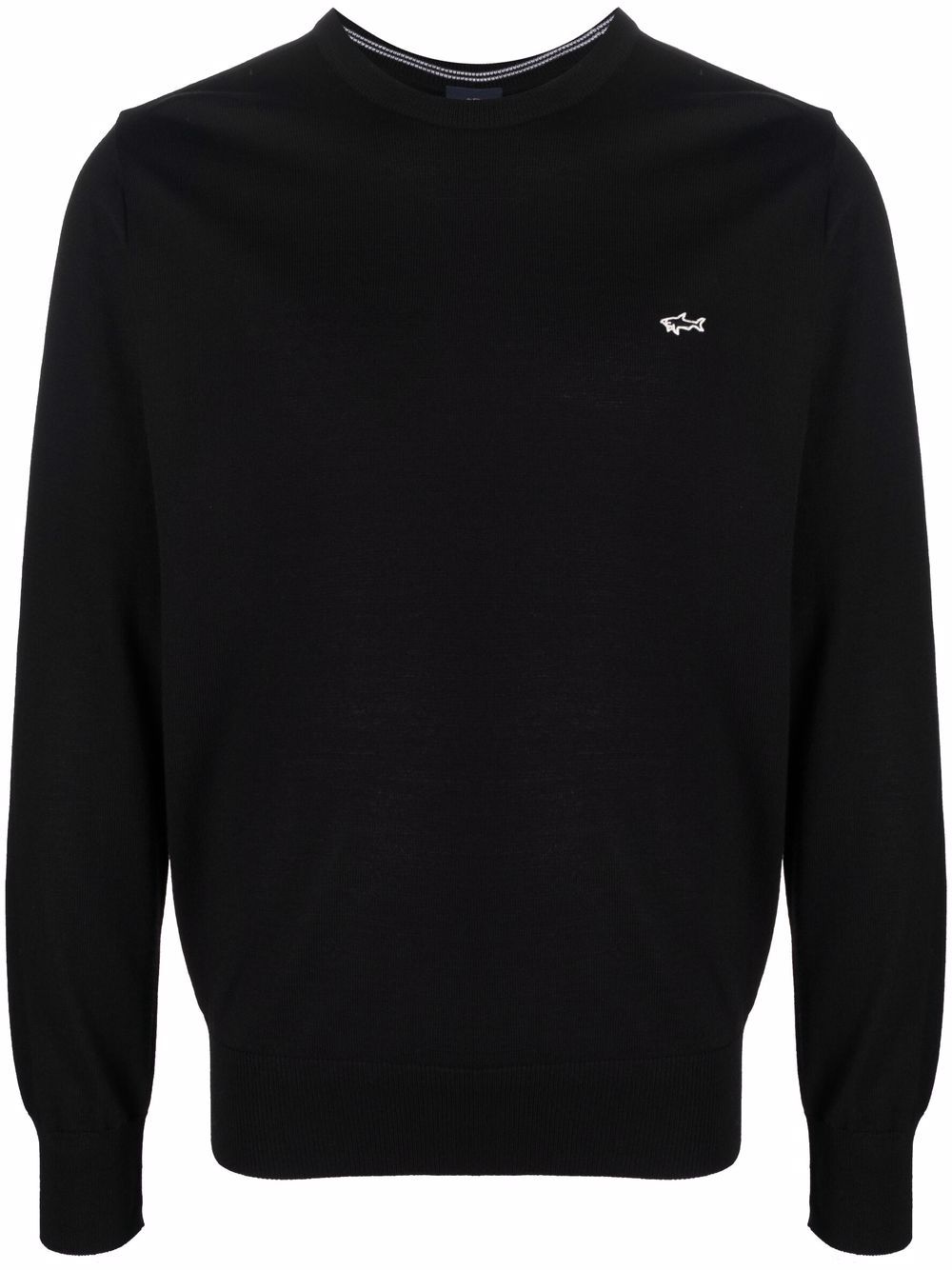 Embroidered logo jumper - Black