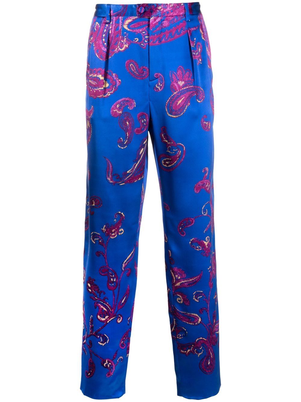 Silk trousers