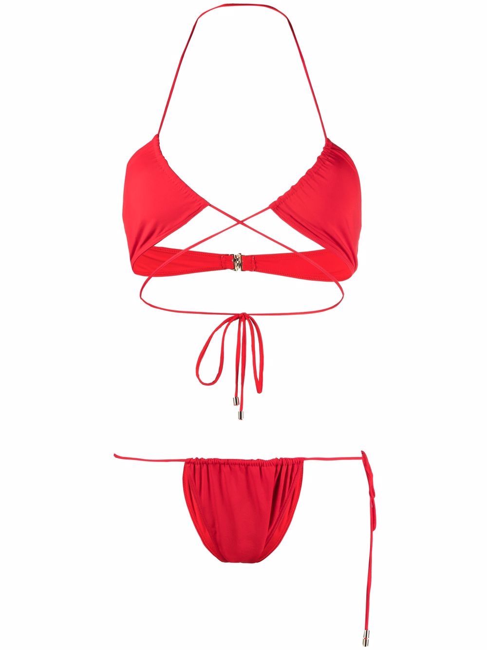 Halterneck bikini set - Black