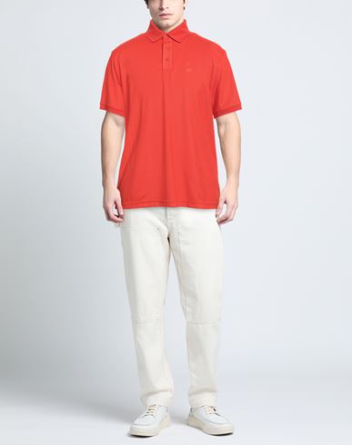 Man Polo shirt Orange Size XS Polyester