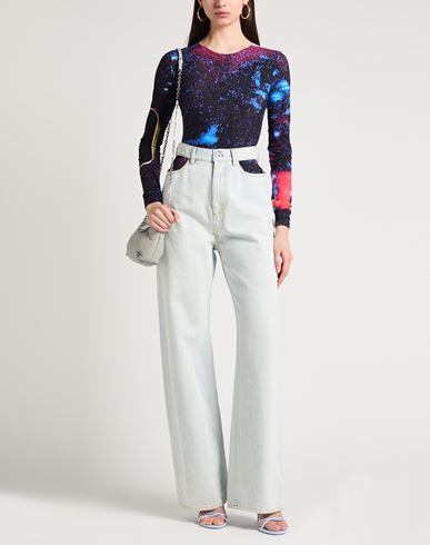 Maison Margiela Woman Jeans Blue Size 10 Cotton