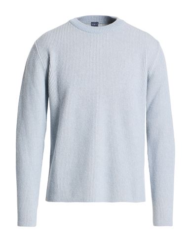 Man Sweater Sky blue Size 40 Cashmere