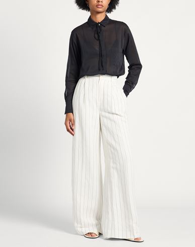Forte_forte Woman Shirt Black Size 1 Cotton, Silk