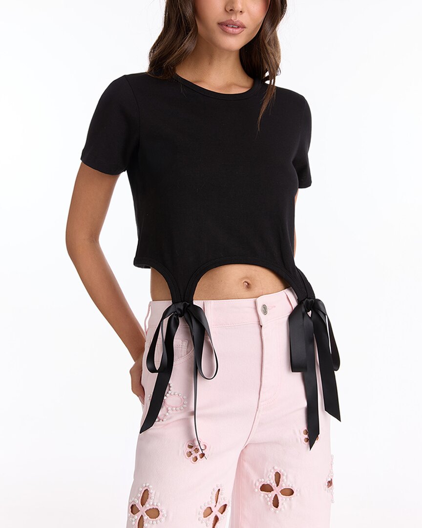 Diana Satin Bow Shirt