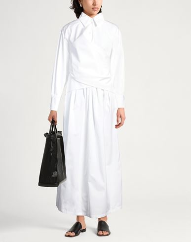 Fabiana Filippi Woman Maxi dress White Size 10 Cotton