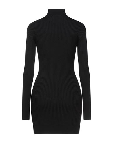 Woman Mini dress Black Size 10 Wool, Viscose