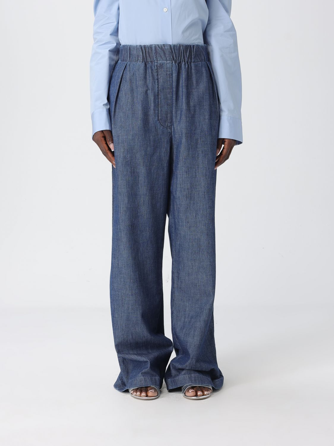 Pants Woman color Blue