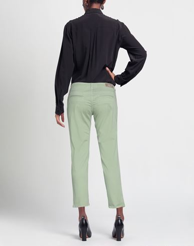 Jacob Cohёn Premium Woman Pants Sage green Size 27 Cotton, Elastane