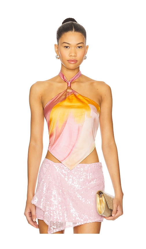 Retrofete Jamie Top in Pink.  XS. Also in L, M