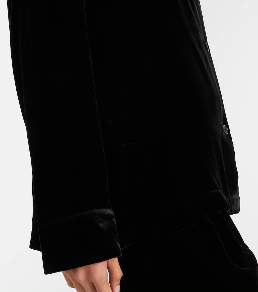 Calabasas velvet shirt