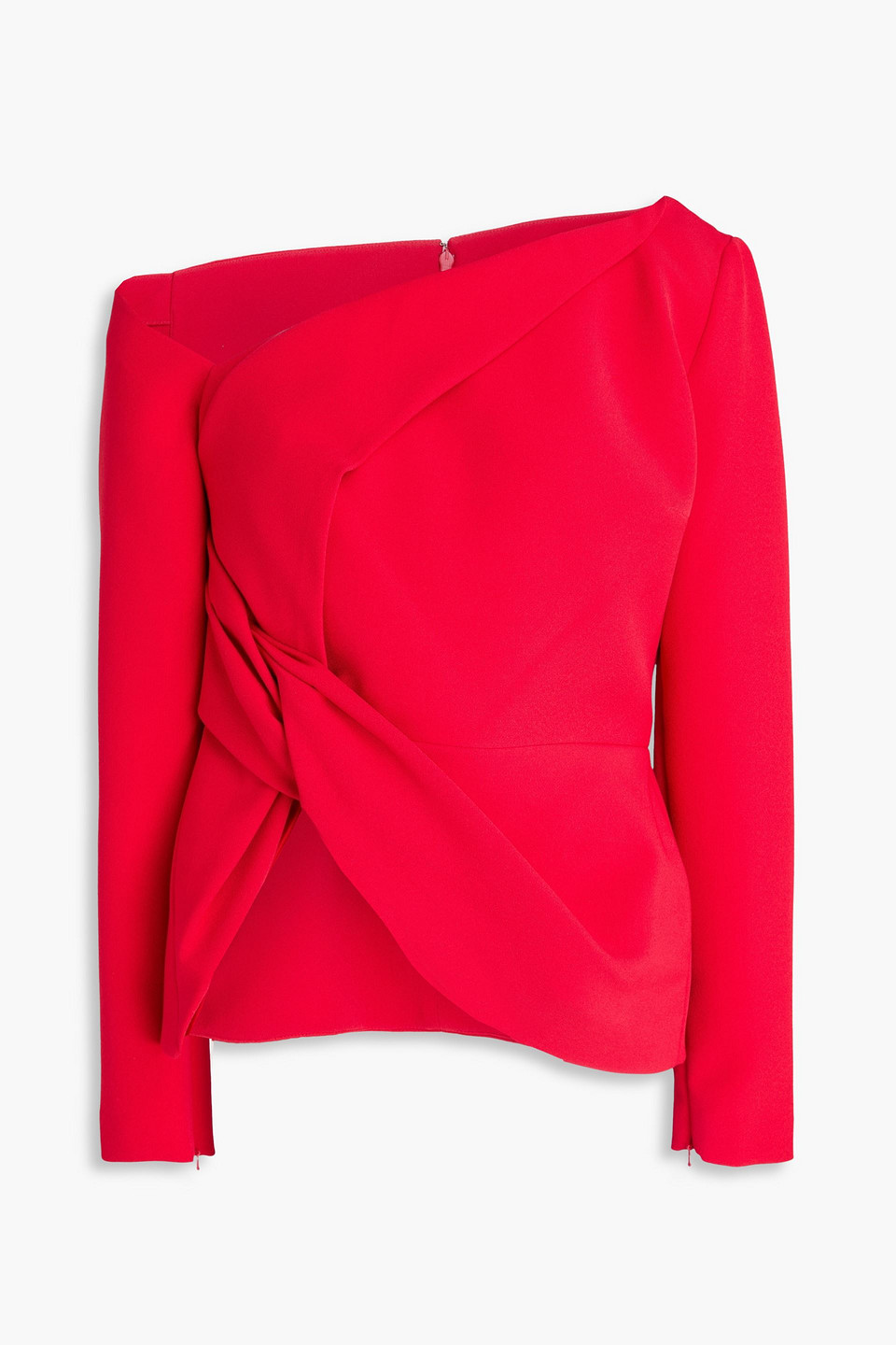 Bellene one-shoulder crepe top - Red - FR 40