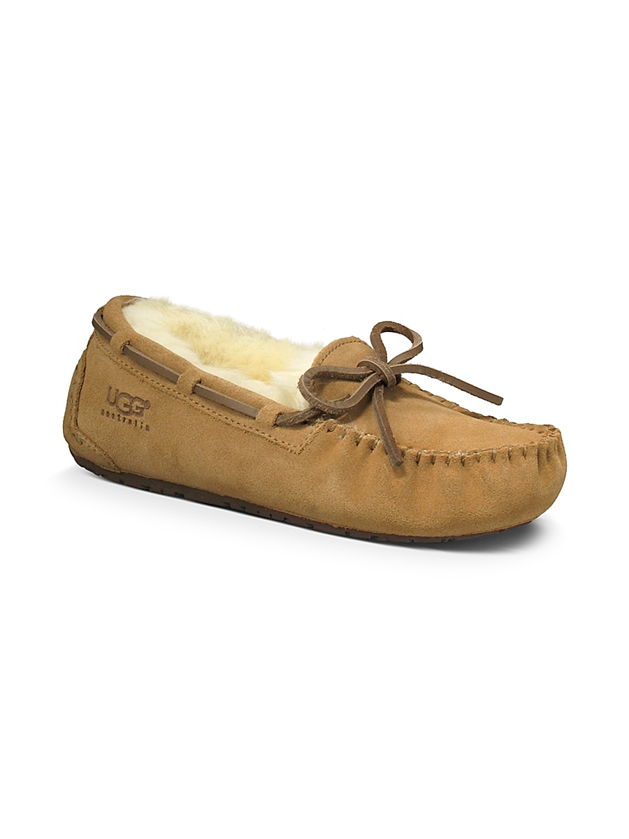 Kid's Dakota Sheepskin Slippers - Chestnut