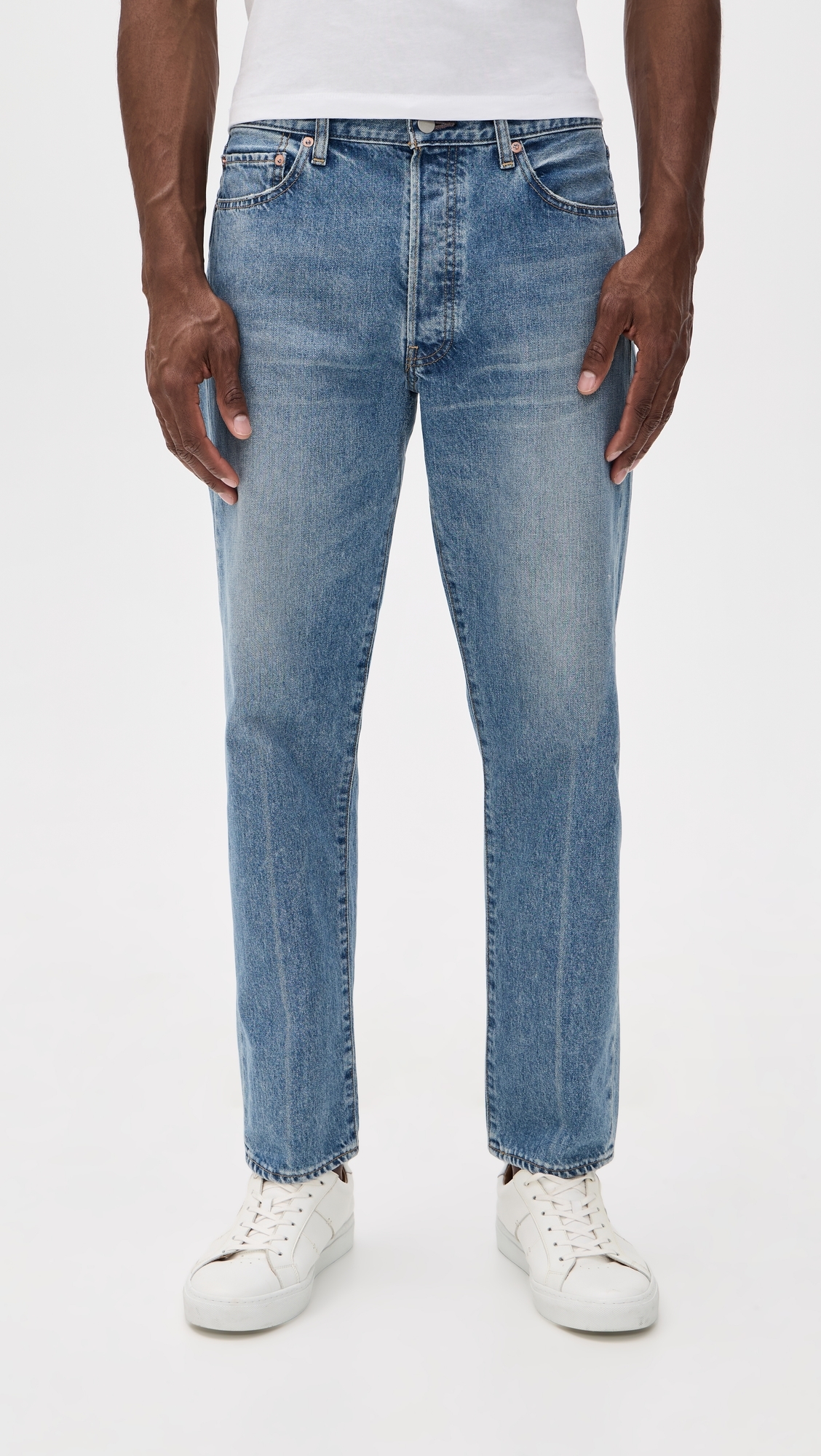 60s Straight Denim Jeans Vintage Indigo