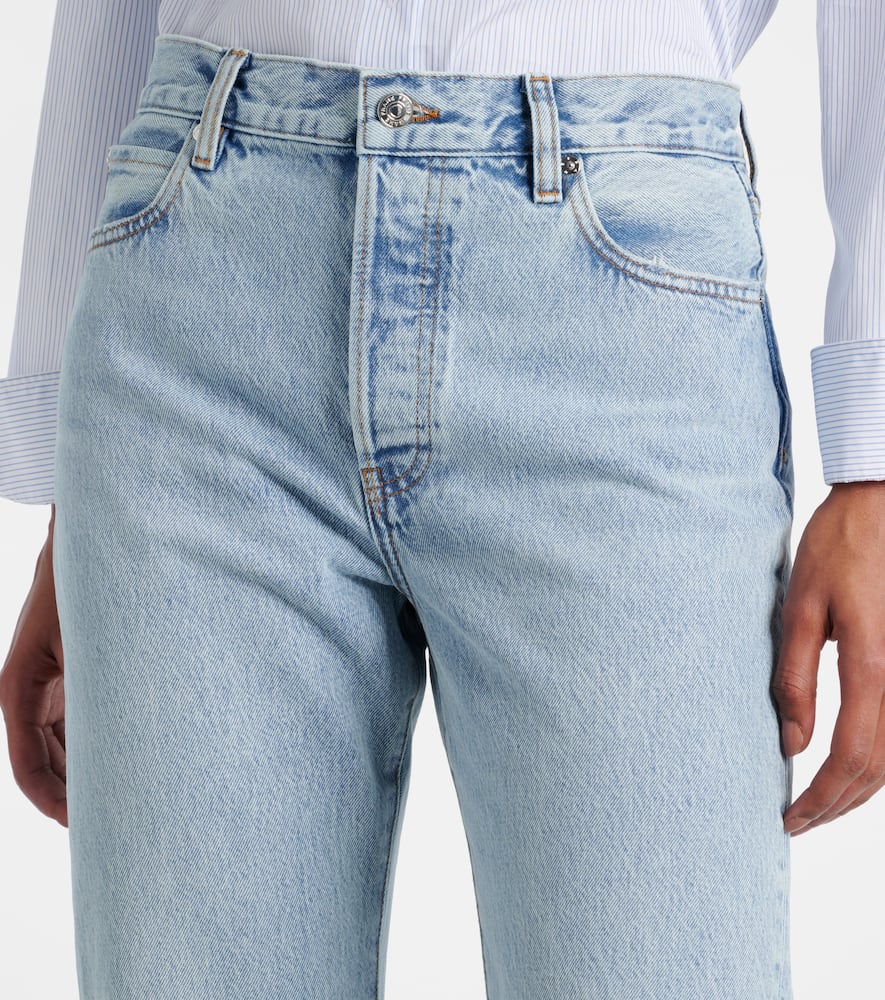 Staple high-rise straight jeans