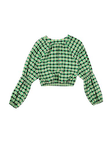 L:ú L:ú By Miss Grant Kid Girl Top Green Size 14 Polyester, Elastane
