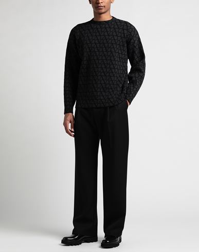 Man Sweater Steel grey