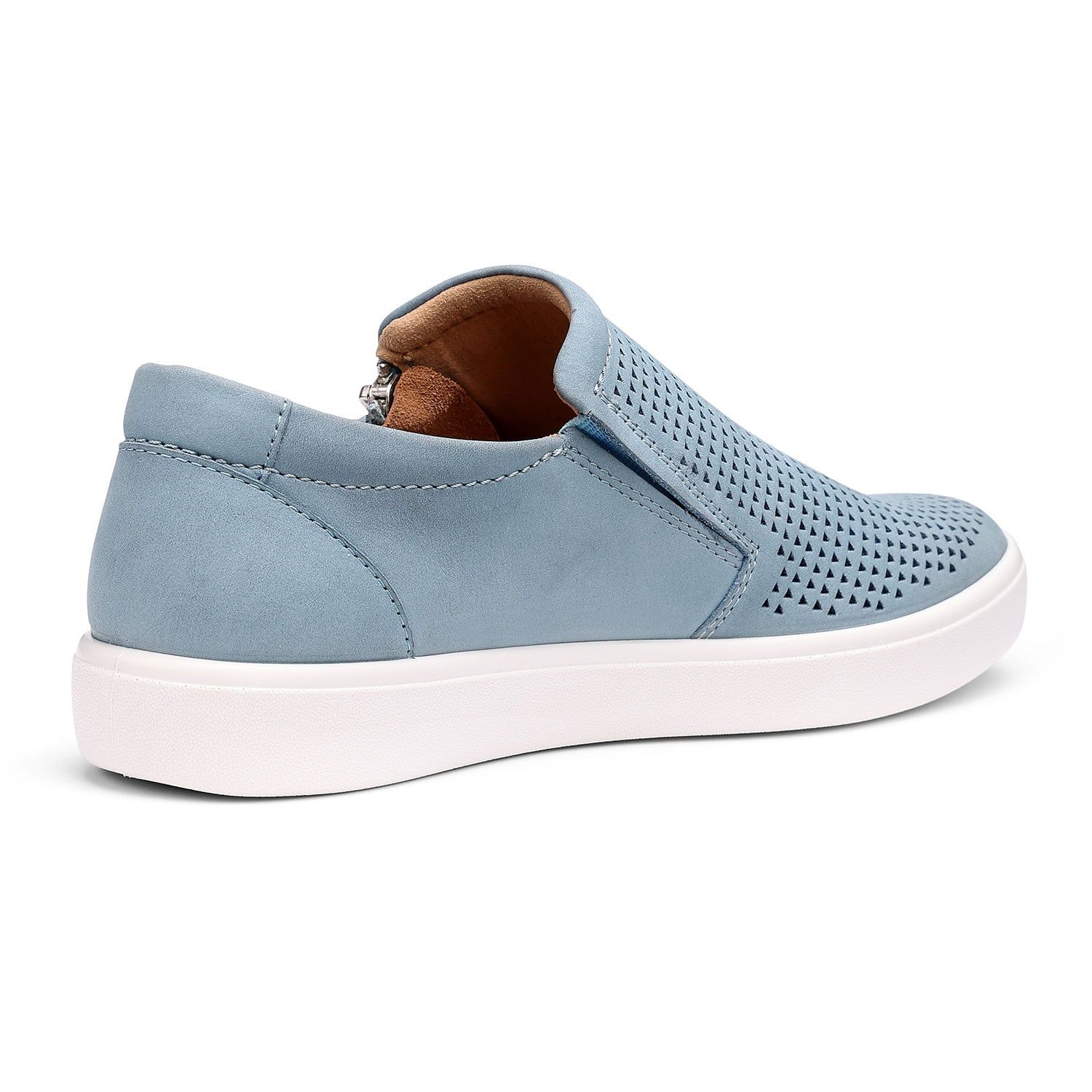 Hotter Women's Wide Fit 'Daisy' Deck Shoes in Pale Blue