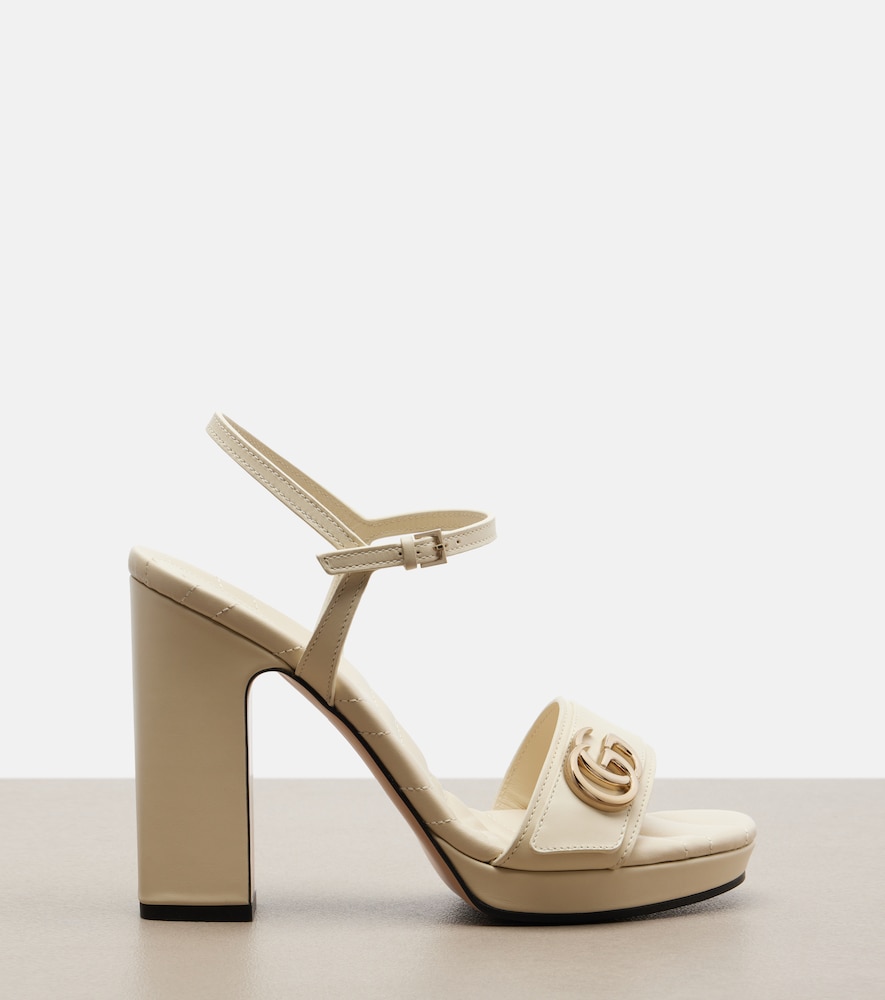 New Marmont GG leather sandals