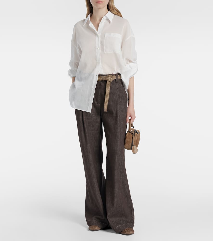Cotton poplin shirt